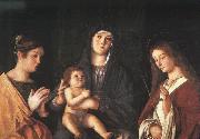 Giovanni Bellini The Virgin and the Child with Two Saints china oil painting reproduction